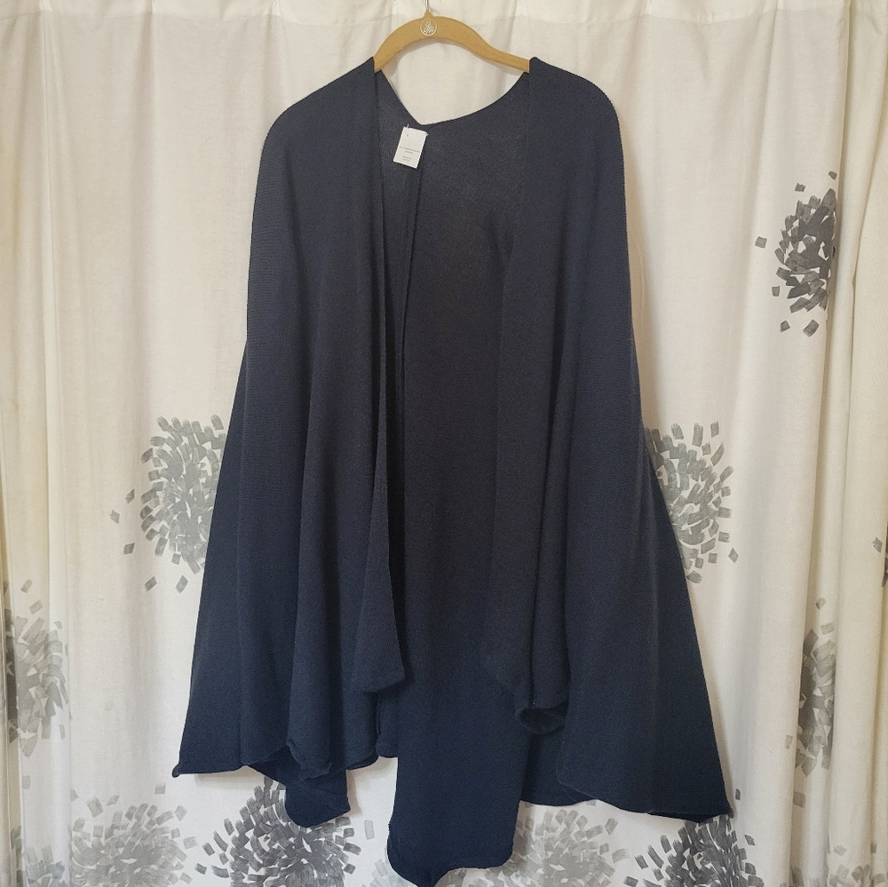 Christopher & Banks Navy Shawl